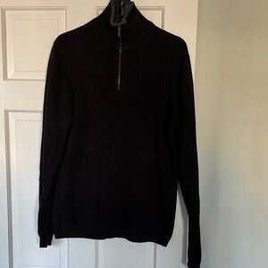 Cherokee Men's Black Zip-Up Sweater size M